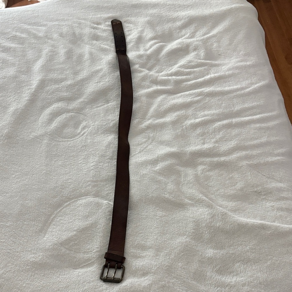 Men's Brown Leather Belt